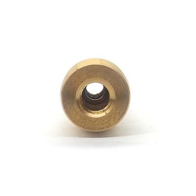CNC Machining Hex Brass Female Connector Compressed Air Pneumatic Tool Head OEM
