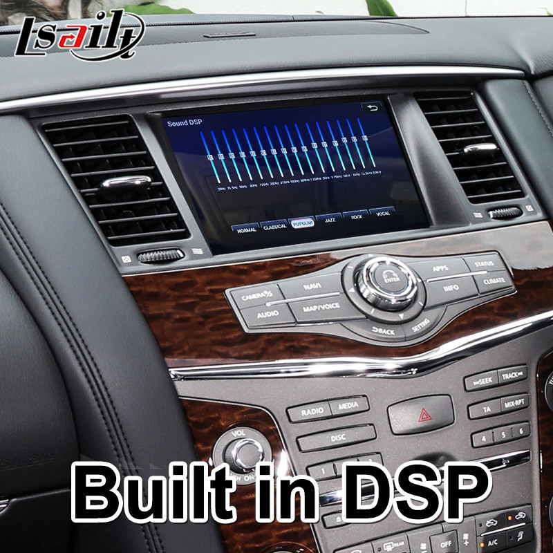 Мультимедиа Lsailt 4+64GB NISSAN взаимодействуют для 2018-2020 патруля Y62 с андроидом автоматическим Carplay