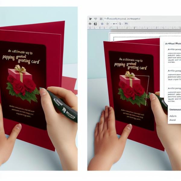 Une carte de vœux artificielle est la meilleure façon de faire ressortir vos salutations