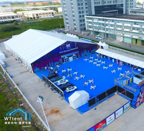 Large Clear Span Aluminum PVC Event Tent For Outdoor Event Customized Size