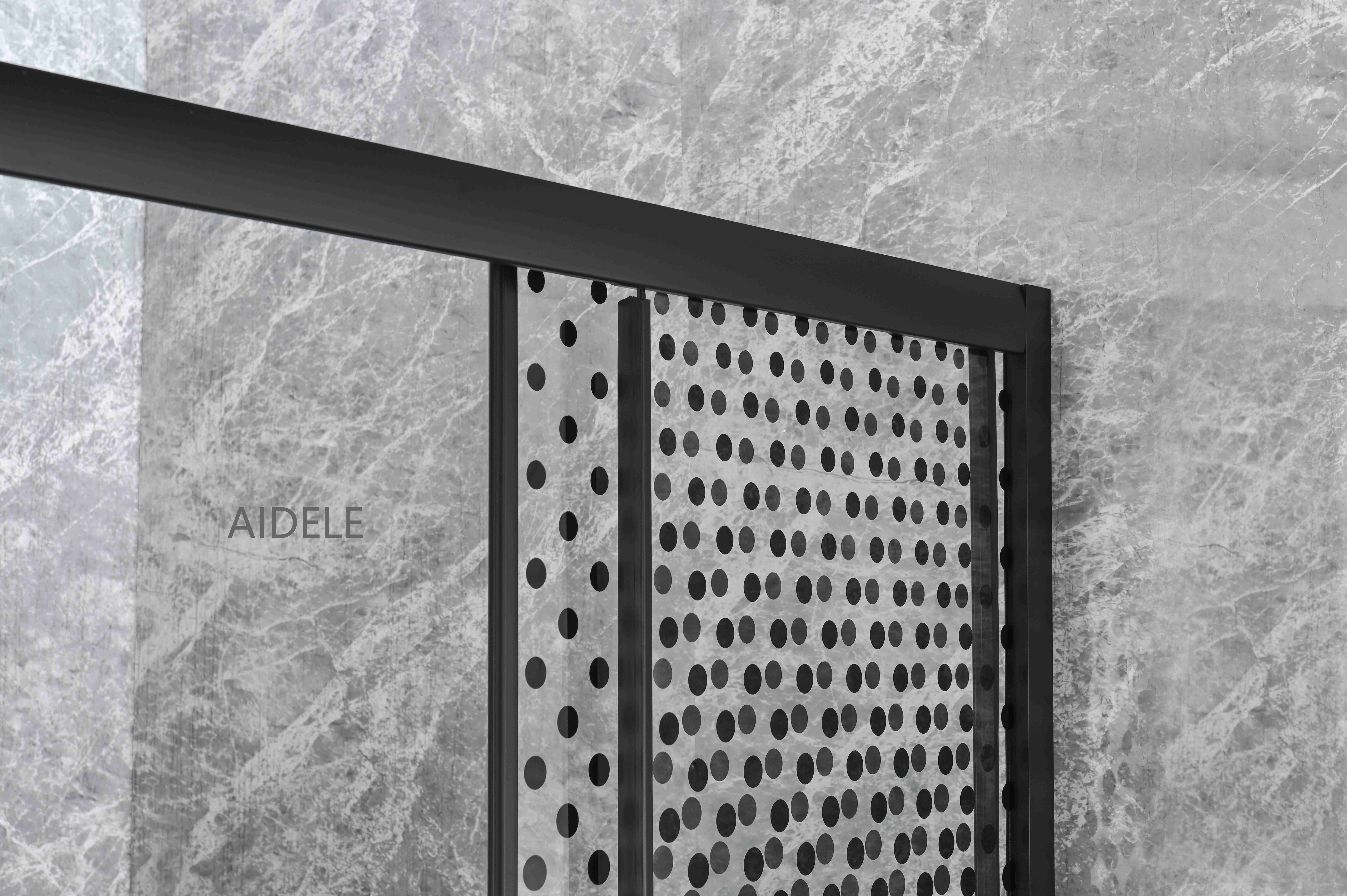Easy for Installation Stainless Steel Handle Shower Glass Enclosure Bathroom with Tray