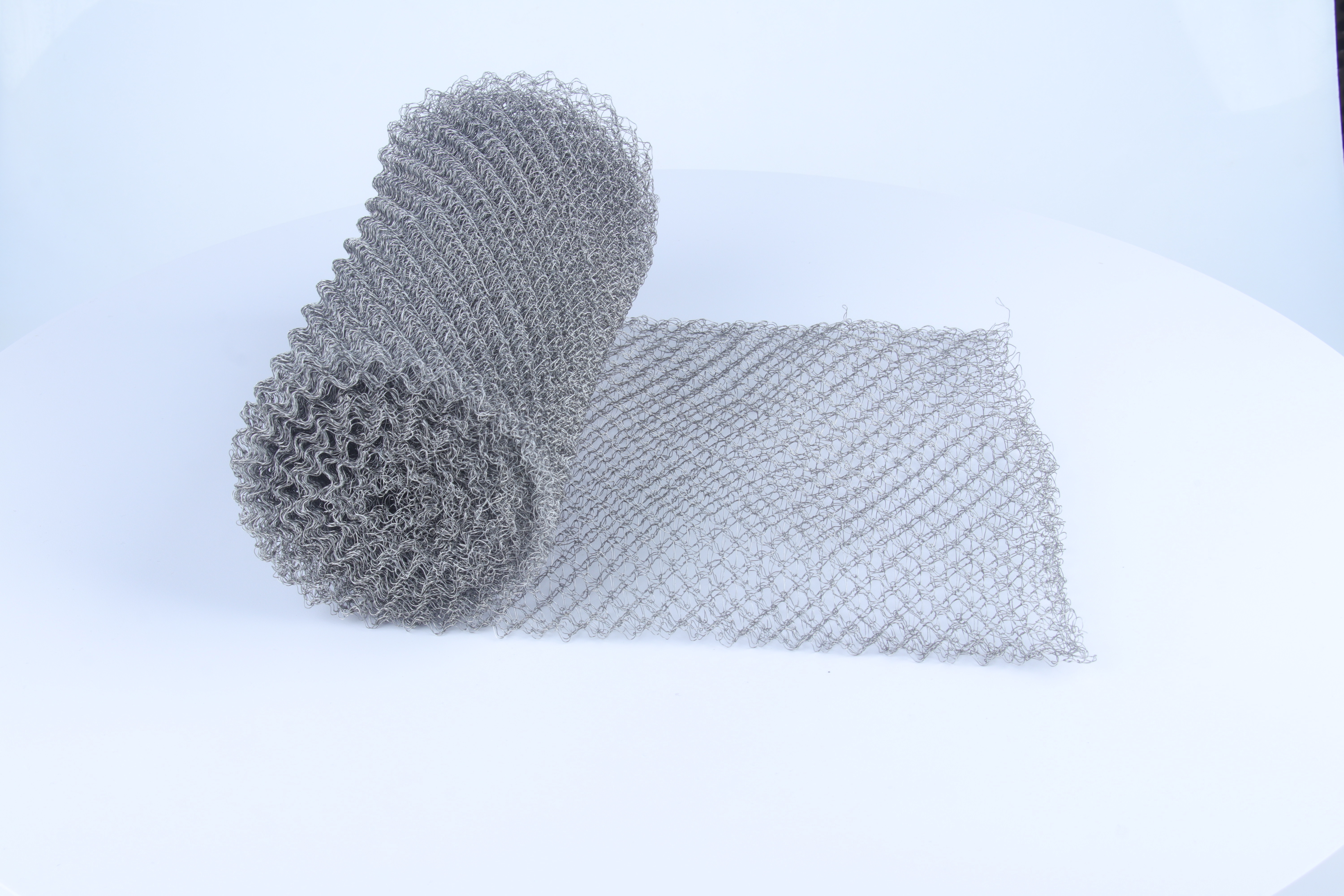 Perfect For Gas Separation Knitted Wire Mesh Chemical Resistant