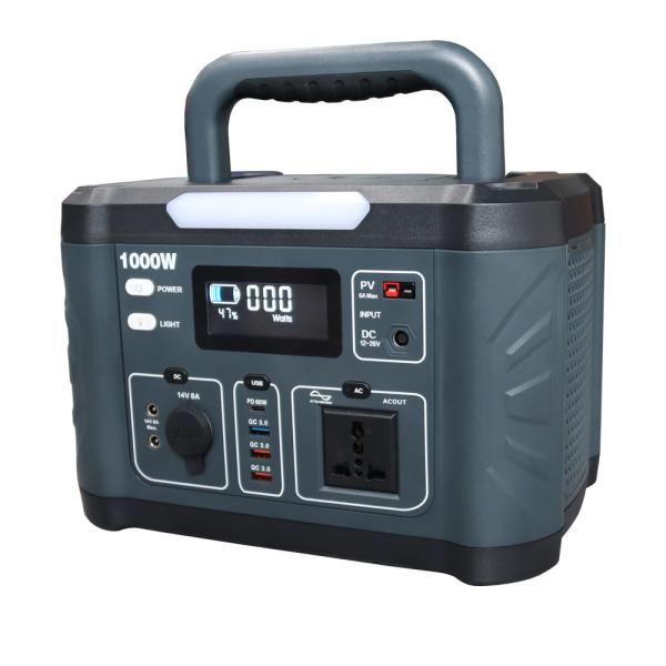 Pure Sine Wave Portable Power Station 799.2wh / 1000 Watt Solar Generator OEM