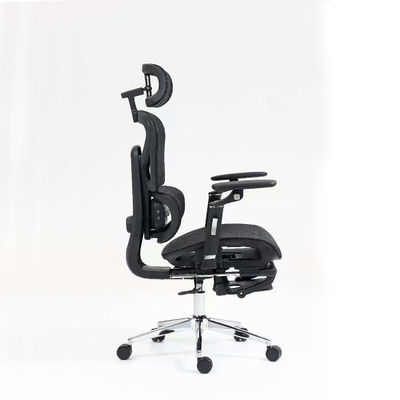 Ergonomic Mesh Computer Chair Office Executive Chair With Footrest Lunch Time Sleeping Featuring Adjustable Massage Function Lumbar Support Breathable Full Mesh Back& Seat Cushion and Durable Frame