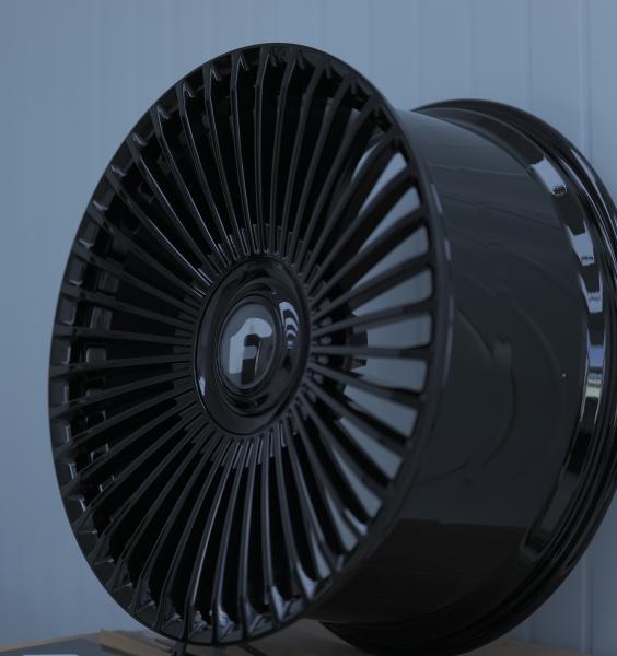 Gross Black Forgiato Trimestre Forged Wheels For Rolls Royce Range Rover Mercedes Benz S Class