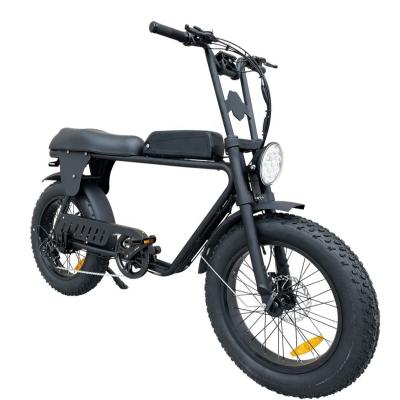 Fat Tire 73 Electric City Bike Front Suspension 48V 500W 750W Electric Bicycle 20*4.0 Electric Fat Bike
