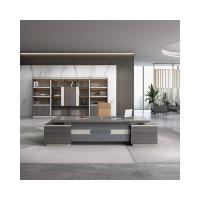 Mall Boss Office Furniture with Side Cabinets and L-Shaped Executive Manager CEO Desk