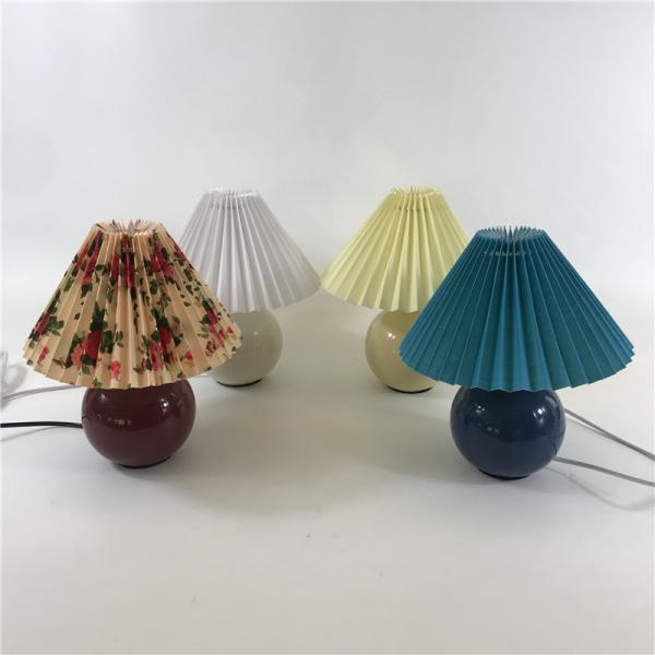 Modern Pleated Fold LED Table Lamps Bedroom Desk Lamp(WH-MTB-88)
