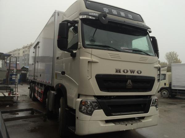 A7 Refrigerator Van Fiberglass Sandwich Panels Box Truck 30T for fish transport ISO / CCC / BV
