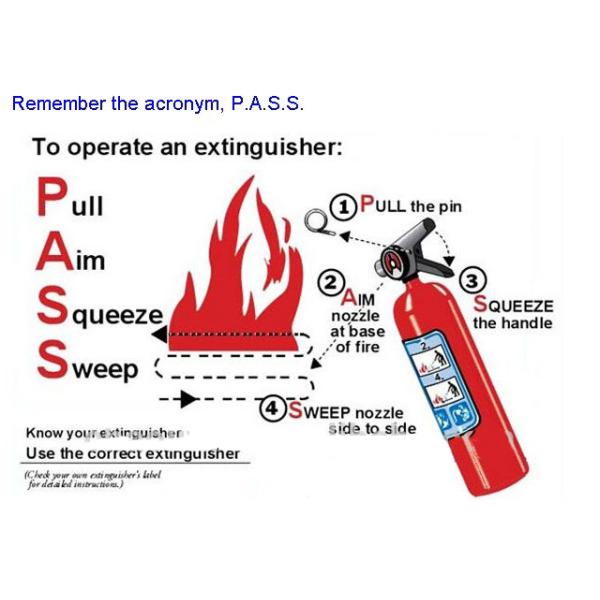 огнетушитель сухого порошка ABC 9kgs морской портативный для шлюпки