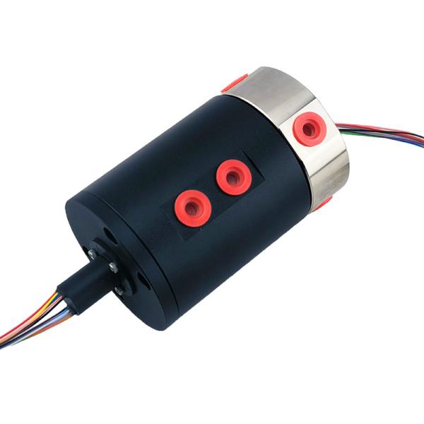 4-Input 4-Output Gas Electric Integrated Slip Ring For Automated Rotating Platforms