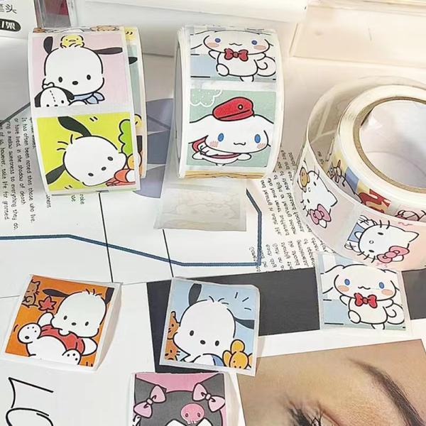 Cartoon de etiquetas de selos para negócios e compras