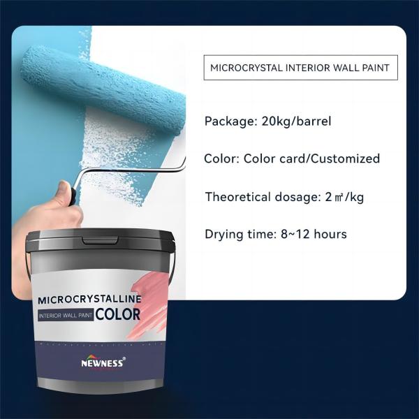 Theoretical Spreading Rate 2m2/KG Multi Color Venetian Silk Paint for Interior Wall