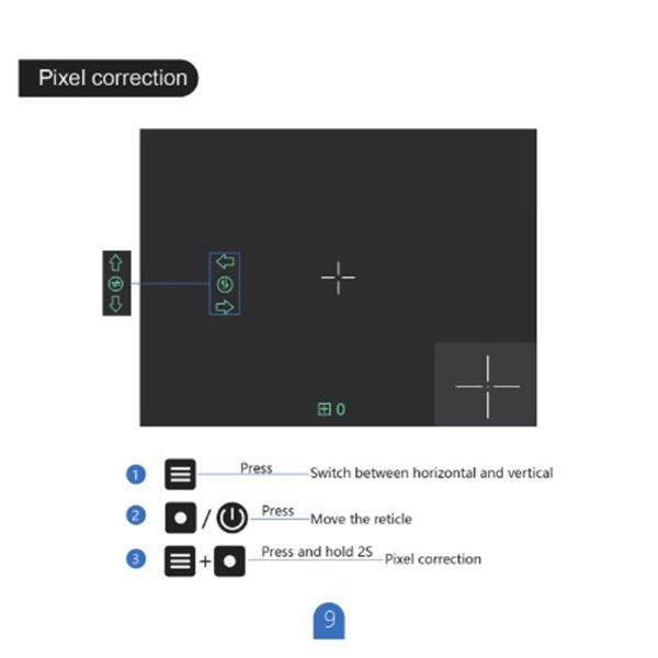 PFalcon-640 Thermal Monocular Night Vision Infrared Thermal Imaging 350 G
