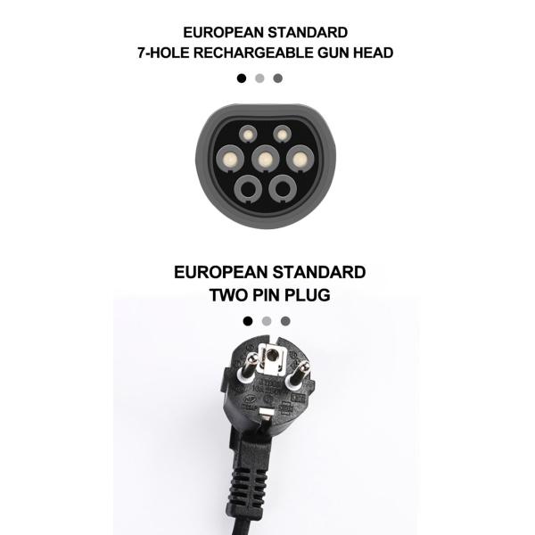 10M Cable Portable AC EV Charger 32A 50Hz EVSE Level 2