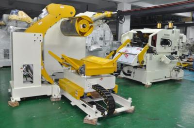 O PLC controla o Straightener 3 da bobina de Decoiler da chapa metálica em 1 para a máquina da imprensa