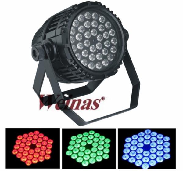 36pcs 3w Rgb 3 In 1 colorful Led  Waterproof Outdoor, LED Wall Washer Ip65 Powerful Led Par Stage Light