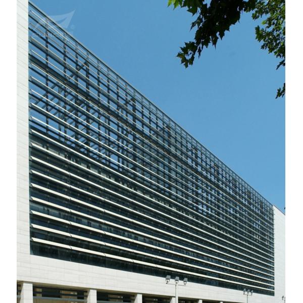 Public Architectural Sunshade Louvers Architectural Sun Control System 600 Aeroscreen