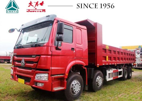 Sinotruk HOWO 380HP Industrial Dump Truck 400L tanque de combustível com longa vida útil