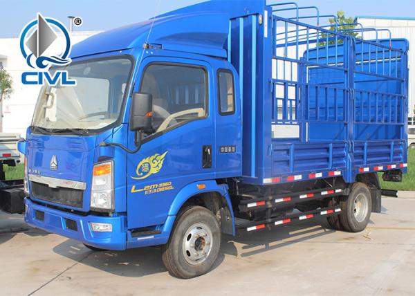 Safety Howo Cargo Truck Light Duty Commercial Trucks Strong Operation System