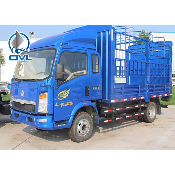 Box Type Unloading Light Duty Truck 8 Ton With EURO II Emission Standard