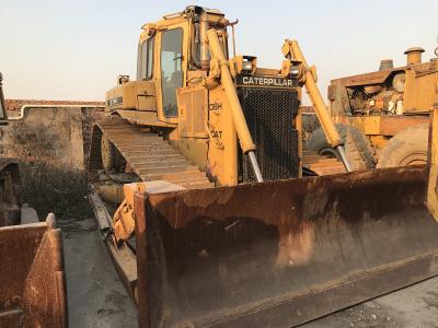 Japan made Used Bulldozer Caterpillar D6H CAT 3306 Engine New track shoes