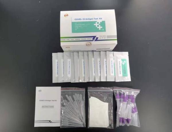 CE, ISO13485 TES Find Catalog COVID-19 Antigen Rapid Test Kit For Self-Testing