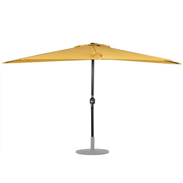 Modern Commercial Grass Patio Umbrella For Shade Scallop Edgen 150cm