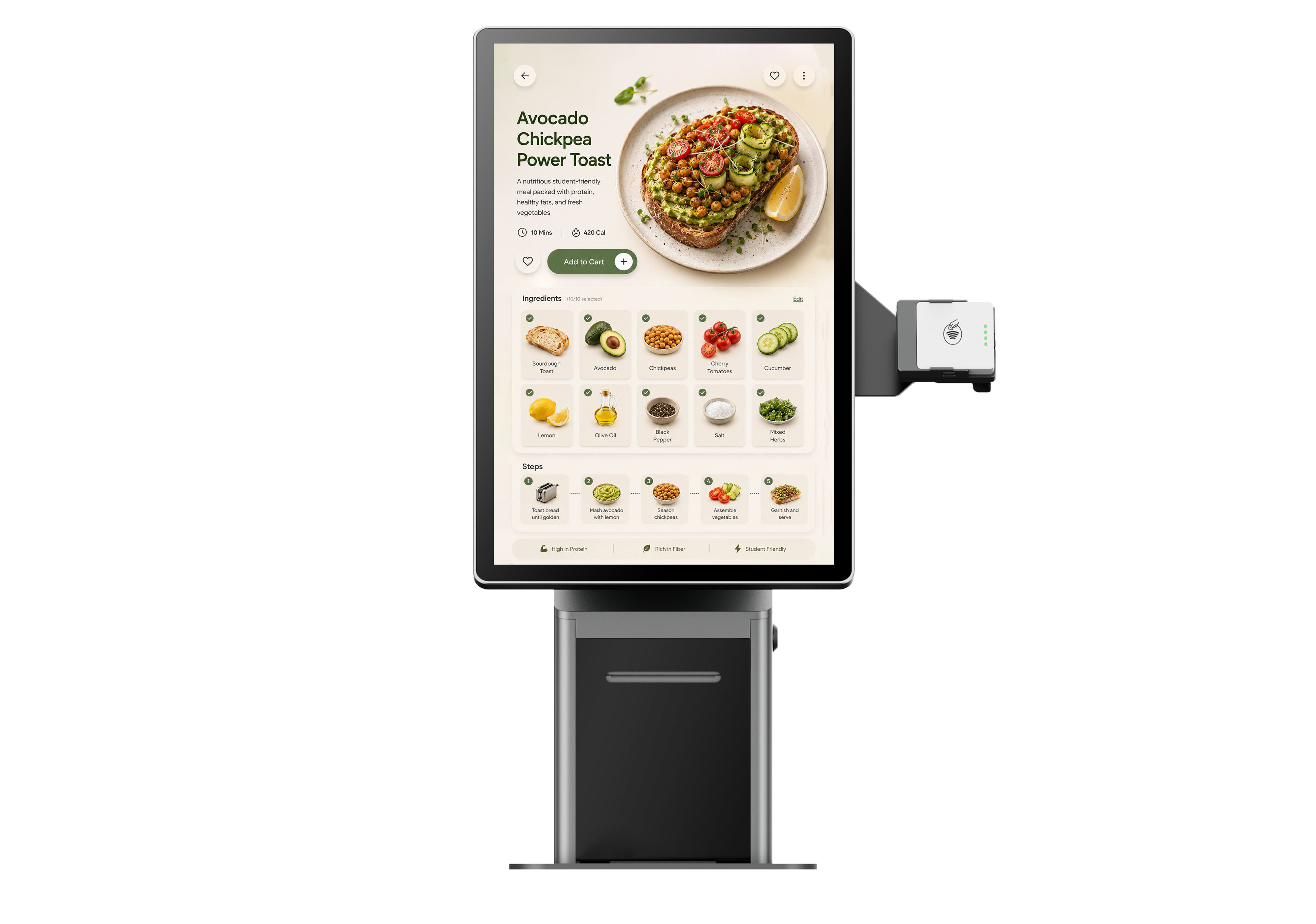 AK79 Kiosk With 21.5 Inch Touchscreen Octa Core Processor For Fast User Interaction