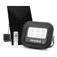 Outdoor Lighting Black ABS Solar Light Remote Control 50w  Led Solar Flood Light