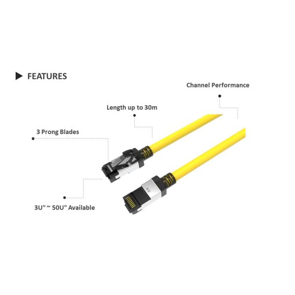 SFTP Network 26 AWG Cat 8 Internet Lan Cable For Instrumentation