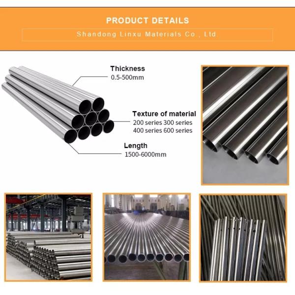 316 stainless steel pipes seamless 316 used for civil engineering and petroleum