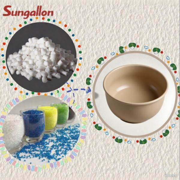 Particules de TPE de qualité supérieure en bocal Matériau brut non toxique anti-gouttes Granules thermoplastiques résistants à l'usure pour ustensiles de table en gros