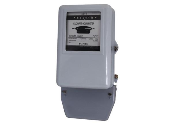 Aluminum YEM082RP Accuracy2.0 Three Phase Energy Meter With Glass Steel Bakelite Material