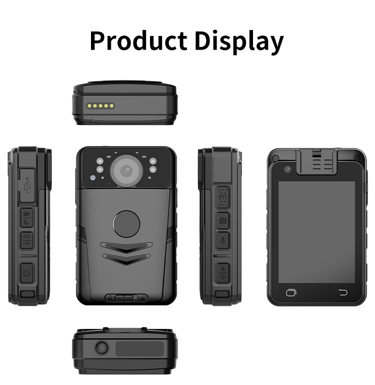 Factory Price 4G Noise Reduction Body Worn Camera with EIS CMOS Camera IP68 Flash Alarm 2 Meters Drop G-Sensor Camera for Record