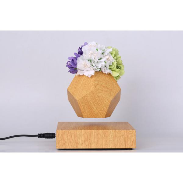 360 rotating magnetic floating levitation green air bonsai plant flowerpot