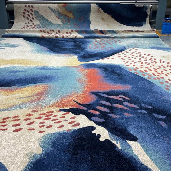 PRAYER Western Corridor Axminster Carpet in Rectangle Shape with Nylon Material and Long