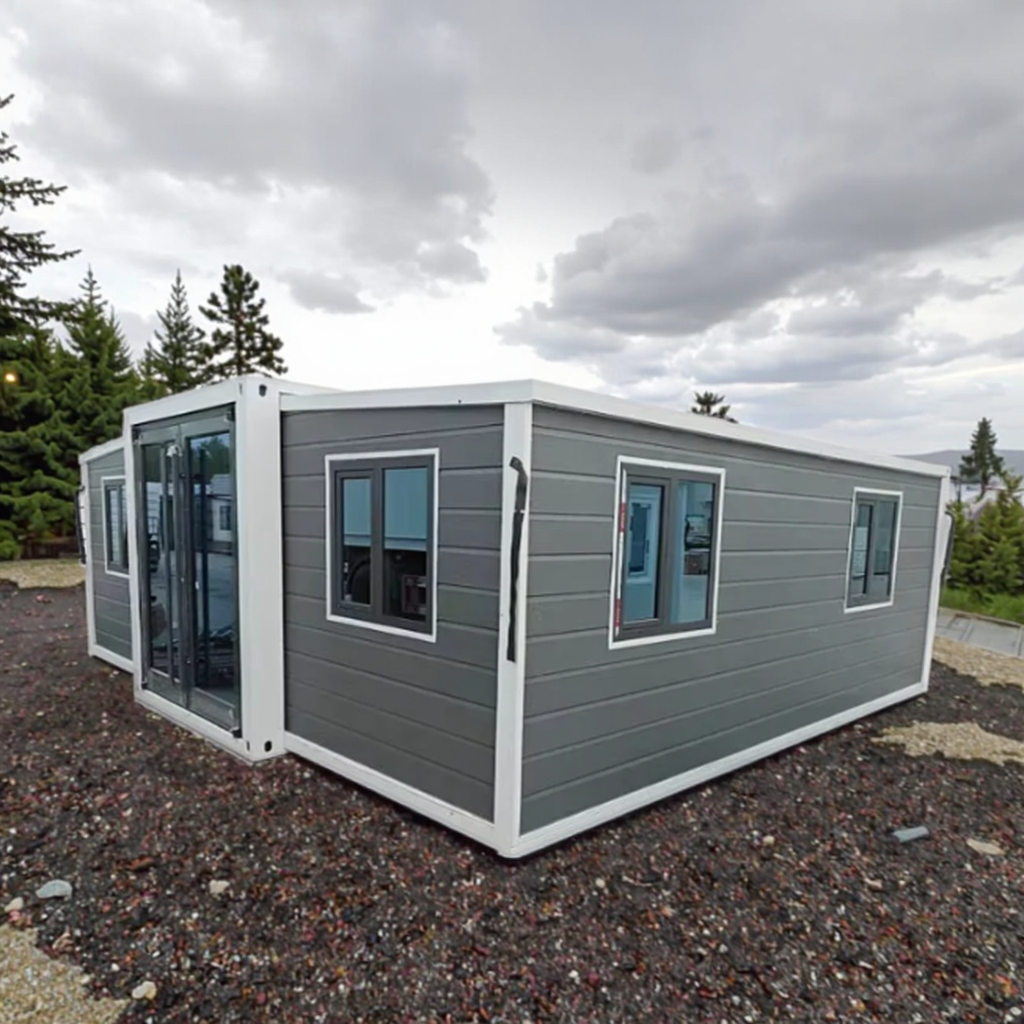 Detachable 20ft Shipping Container Flat Pack Folding Container for Outdoor Warehouse Shop & Toilet UseModular Tiny House