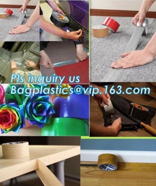 Free Samples Heavy Duty Industrial Hot melt Cloth Duct Tape for Sealing Fix Insulation Protection 2"*60Y bagease