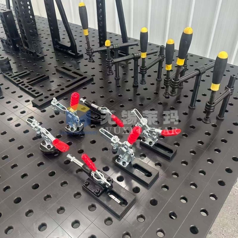 Precision D16 Robotic Modular Welding Table With Durable Fixture Positioning Holes