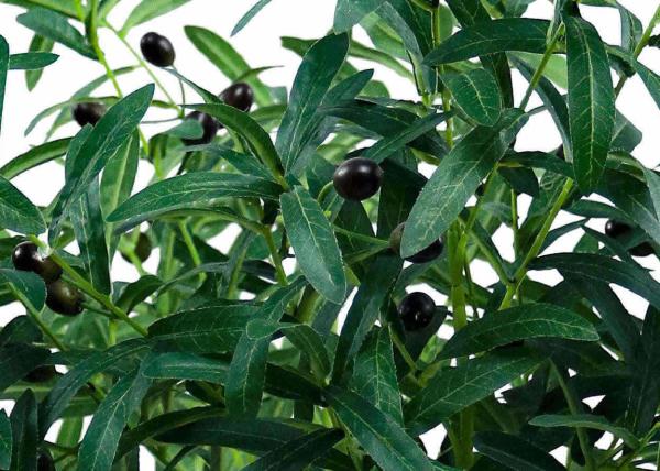 Colorful Artificial Olive Branch , Artificial Tree Branches Decor Plastic + Iron Wire