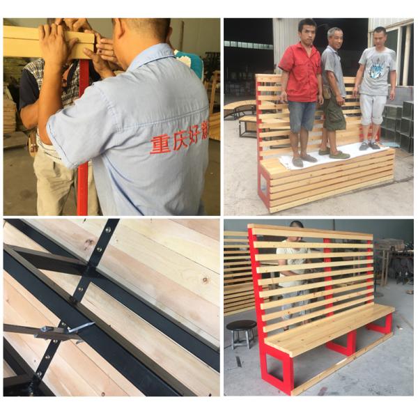 130*70*75cm Picnic Table Bench Set With High Back