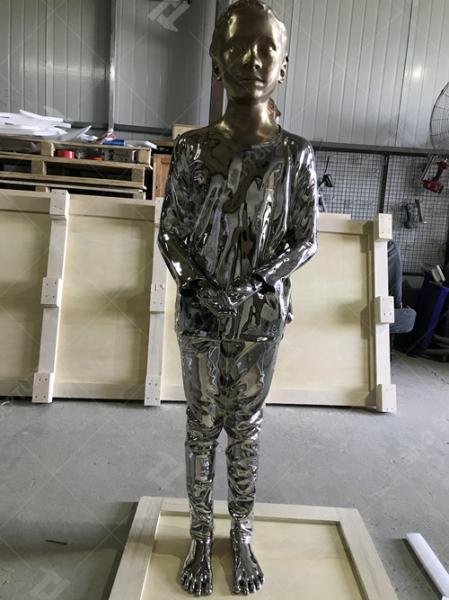 Stainless Steel Sculpture Figure-Reflection