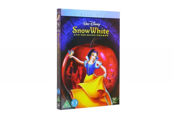 Snow White And The Seven Dwarfs carton dvd Movie disney movie for children uk region 2