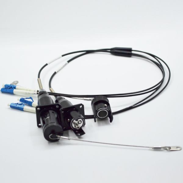 2pin  network outdoor plug aviation connector military optical fiber