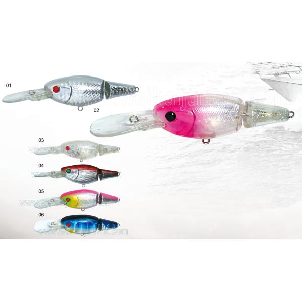 New design best sale 13g 10cm plastic wobber fishing lure
