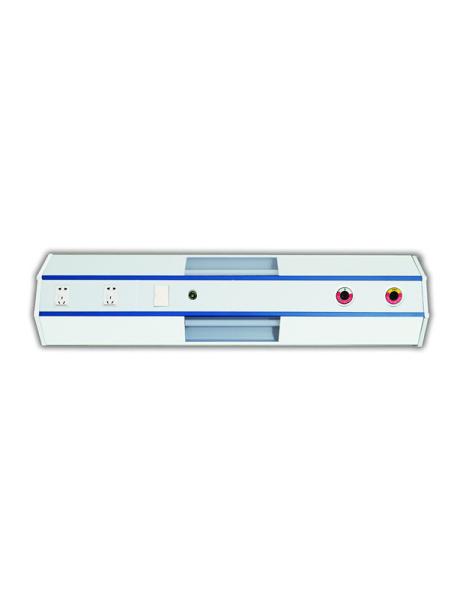 Unidade azul da cabeça da cama do plano dobro de YD-E 1500MM com luz do diodo emissor de luz para a sala do paciente hospitalizado