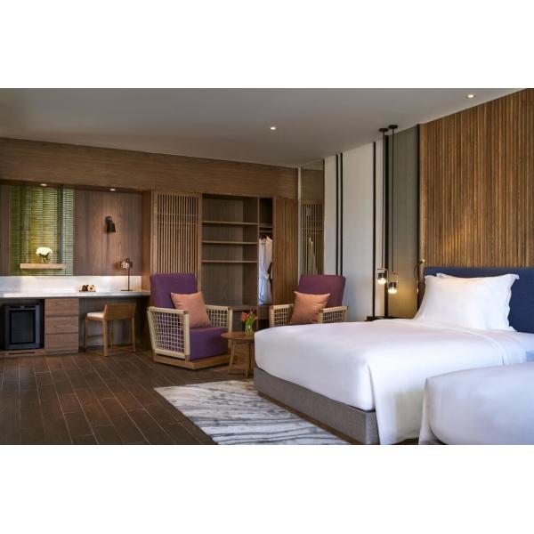 Естественные изображения в классической мебели сюит виллы поэзии установили большую панель предпосылки изголовья