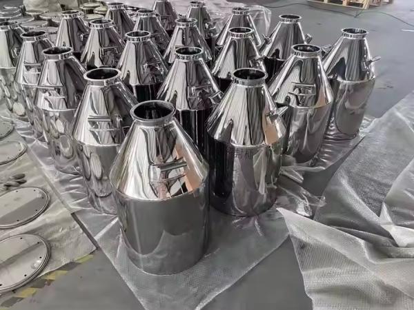 Stainless steel pharmacy medicine bucket vessel containers bottles 200ml 50ml 20 liter liquid manufacturing with screw lid clamp