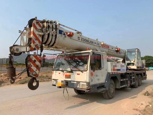 Servicio postventa grúa de terreno áspero de 35 toneladas 2013 grúa de camión Zoomlion grúa usada